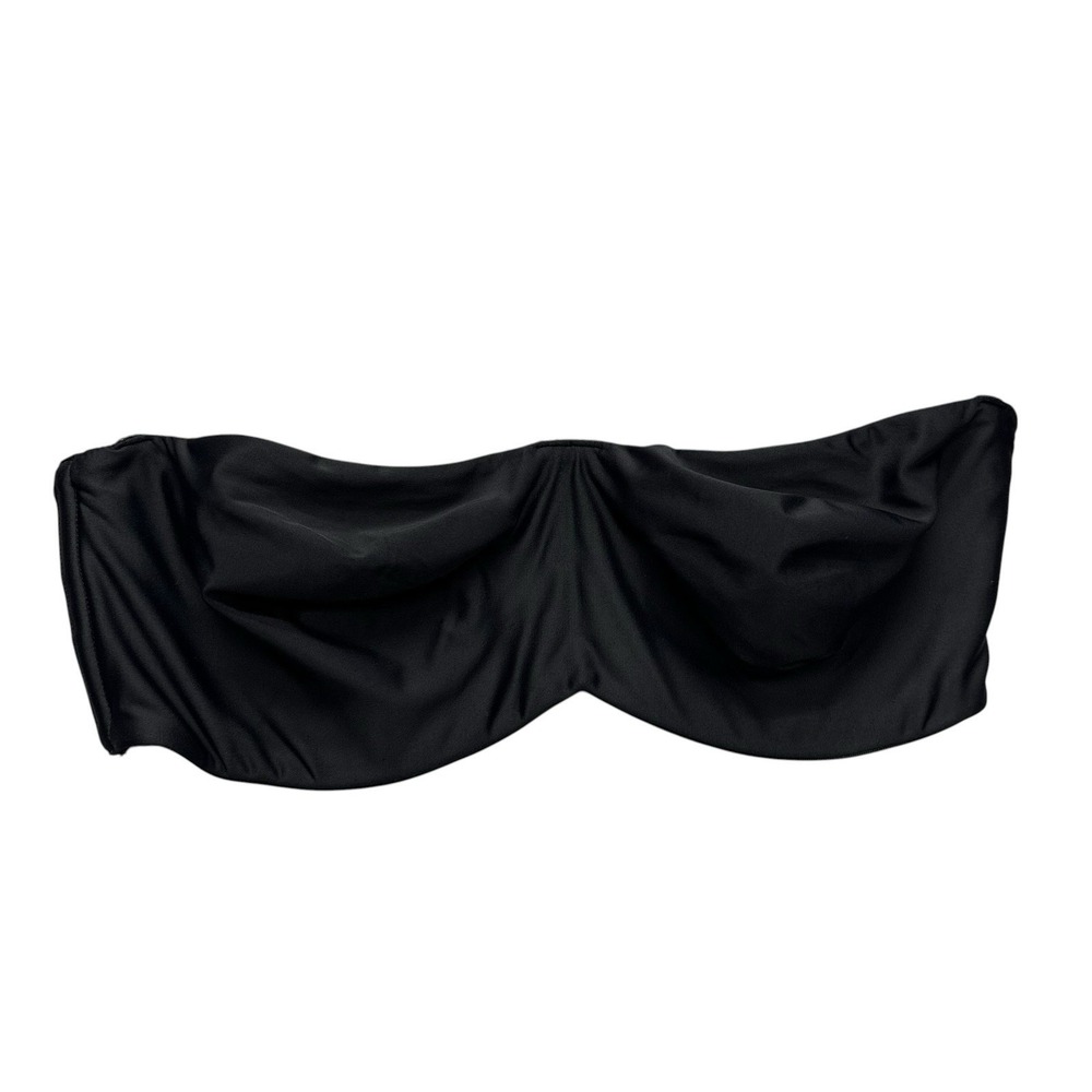 Lilyette Womens Bra 40D Black Strapless Minimizer Tailored Underwire 0939